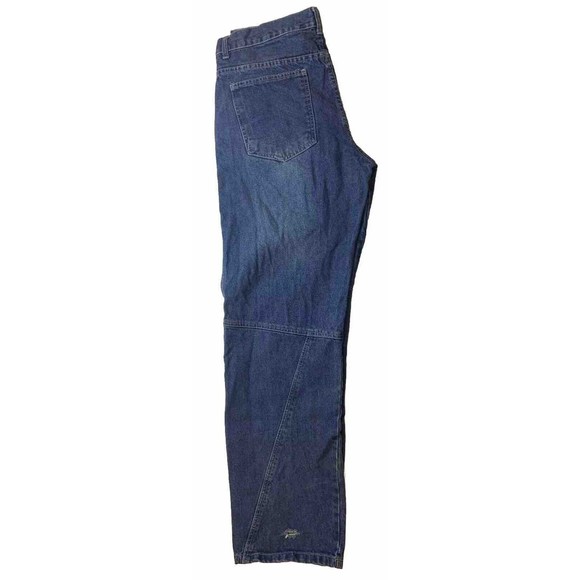 Vintage Design Men's ICQ Blue Jeans Denim Cotton Pants Size 36 5-Pockets - Picture 3 of 12